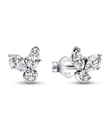 Pandora Timeless Sparkling Herbarium Cluster korvakorut 292406C01