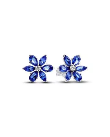 Pandora Sparkling Blue Herbarium Cluster Stud korvakorut 292407C01-0