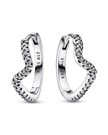 Pandora Timeless Sparkling Wave korvakorut 292545C01