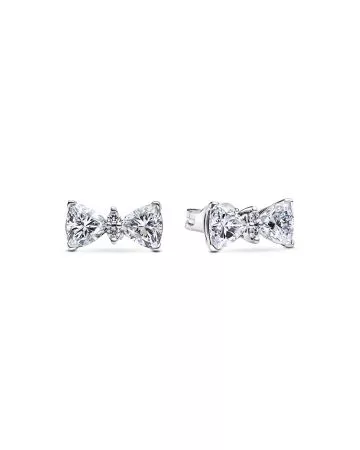 Pandora Sparkling Bow Stud korvakorut 293506C01