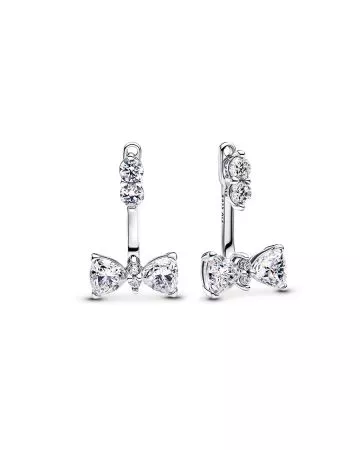 Pandora Sparkling Bow Drop Earrings 293543C01
