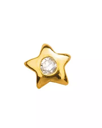 Kultainen hammaskoru timantilla