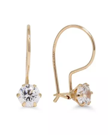 Kultaiset koukkukorvakorut 4 mm  3133187Z