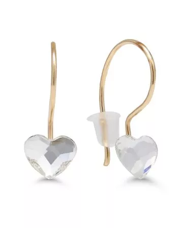 Kultaiset koukkukorvakorut, sydän 3133380kirkas