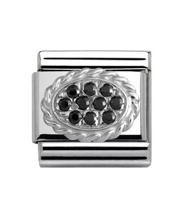 Nomination Classic Oval / musta 330316/04