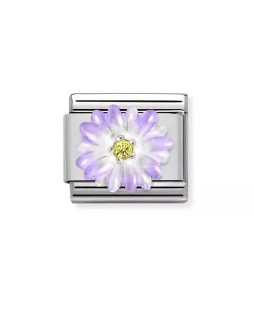 Nomination Classic Purple Flower 330321/03