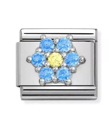 Nomination Classic Silvershine kukka 330322/04