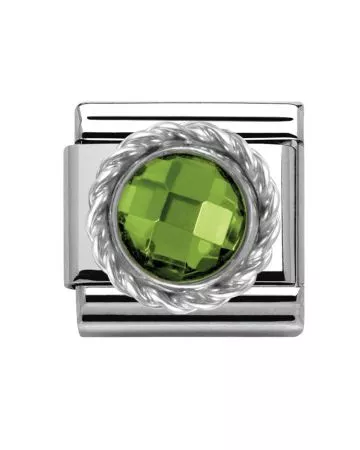 Nomination Classic Silvershine / vihreä kivi 330601/004