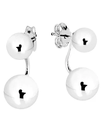 Hopeiset tappikorvakorut Y52503 RH