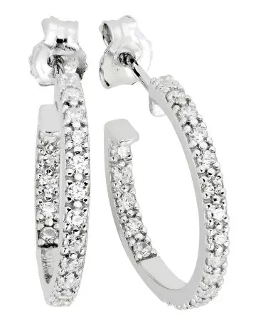 Hopeiset tappikorvakorut 50 6771 PIN