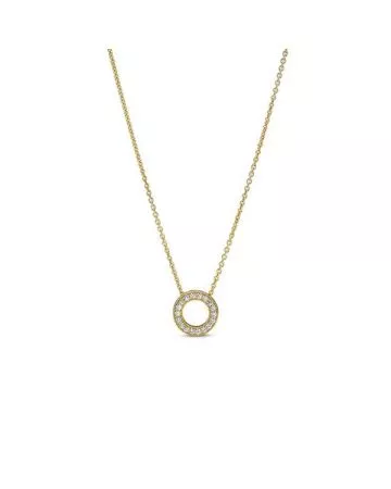 Pandora Logo Pavé Circle Collier -kaulakoru 367436C01-45