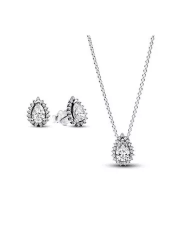 Pandora Sparkling Pear Halo korusetti 