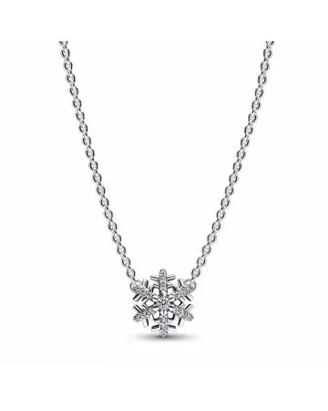 Pandora Moments Sparkling Snowflake kaulakoru 392371C01-45