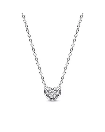 Pandora Moments Radiant Heart & Floating Stone kaulakoru 45 cm 392494C01