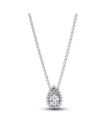 Pandora Sparkling Pear Halo Collier kaulakoru 45 cm  392832C01-45