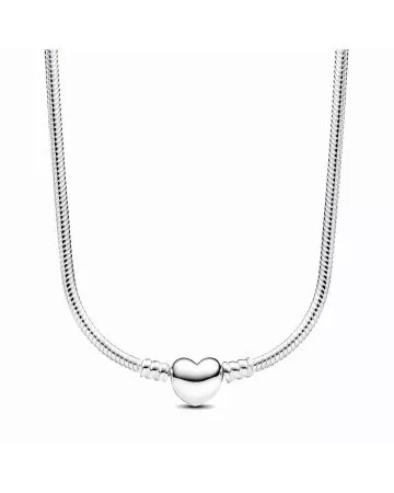 Pandora Moments Heart Clasp Snake Chain kaulakoru 45 cm 393091C00-45-1