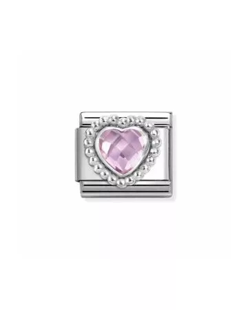 Nomination Classic sydän, vaaleanpunainen 330606/003