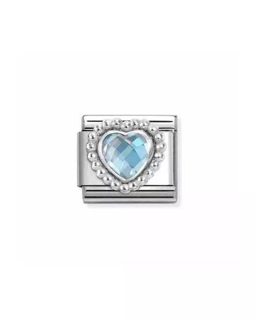 Nomination Classic sydän, vaaleansininen 330606/006