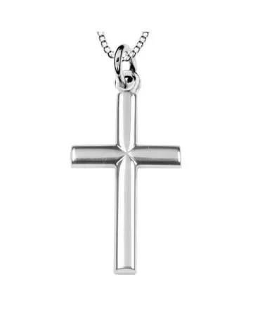 Hopeinen ristikaulakoru 502900000