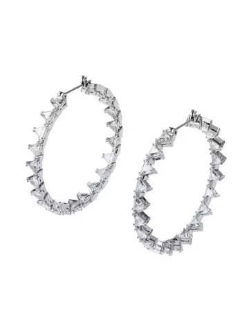 Swarovski Millenia Hoop Triangle -korvakorut 5602230-1