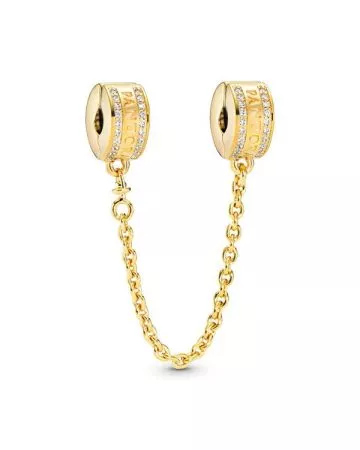 Pandora Logo Safety Chain Clip Charm 768642C01-05-1