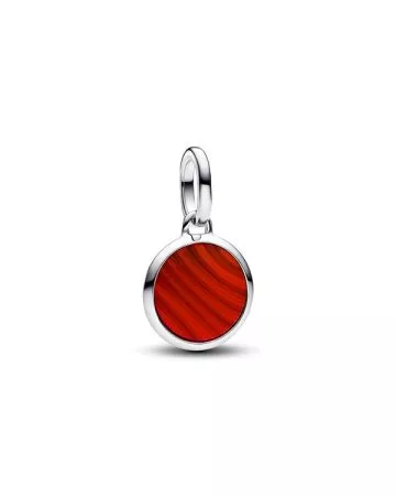 Pandora Red Engravable Mini Medallion Charm 793389C01