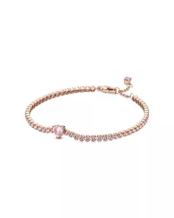 Pandora Rose Sparkling Heart Tennis rannekoru 16 cm 580041C01-2