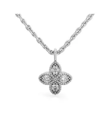 Festive Lotus timanttiriipus, platina 590-012R-PT