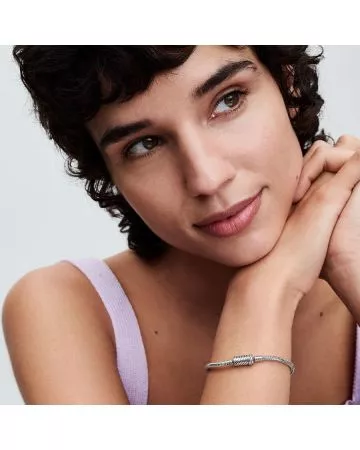  Pandora Moments Sliding Magnetic Clasp Snake Chain rannekoru 17 cm  590122C00