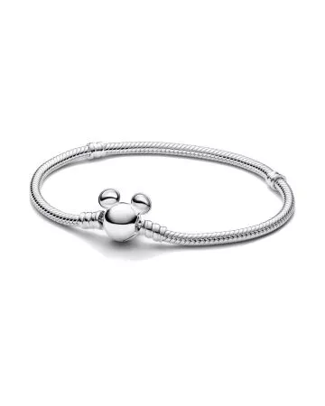 Pandora Disney Mickey Mouse Clasp Moments Snake Chain rannekoru 19 cm 593061C00-1