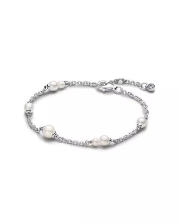 Pandora Treated Freshwater Cultured Pearl Station Chain rannekoru 20 cm 593172C01-1