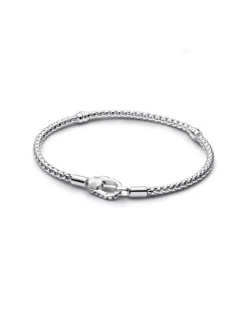 Pandora Studded Clasp & Chain Bracelet 17 cm 593681C00-1