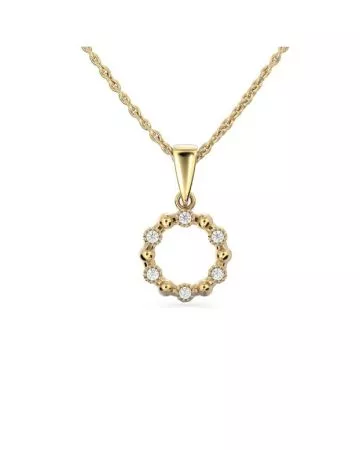 Festive Venus timanttiriipus, keltakulta 618-006R-KK