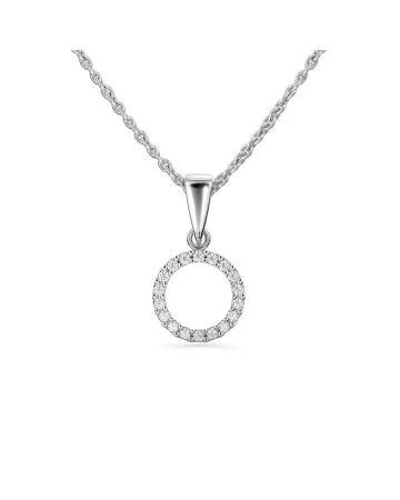 Festive Saturnus timanttiriipus, valkokulta 620-009R-VK