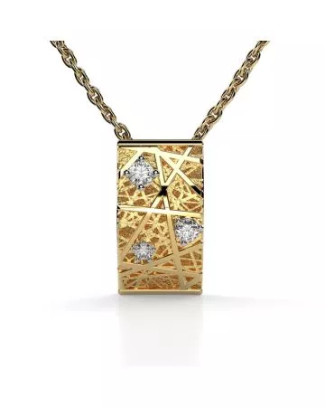 Festive Routa Timanttiriipus 6 mm / 0,05 ct keltakulta 623-005R-KK