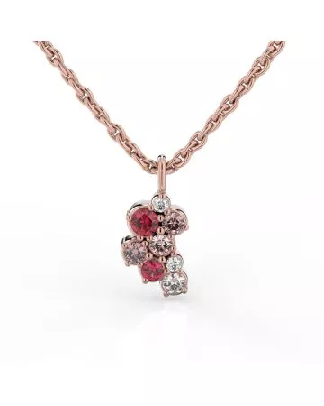 Festive Nelly Pink timanttiriipus, punakulta 630-022P-PK