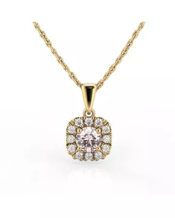 Festive Josefiina Morganiitti timanttiriipus, keltakulta 632-042M-KK