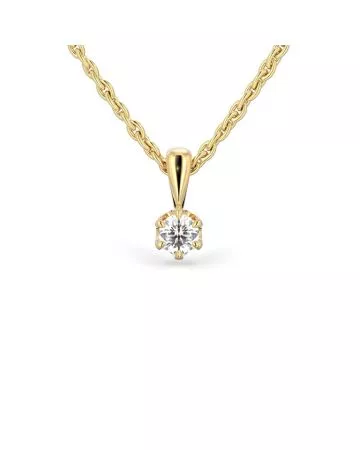 Festive Adele riipus, keltakulta 671-010-KK