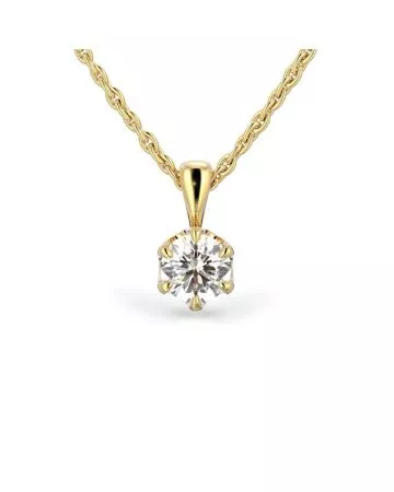 Festive Adele riipus, keltakulta 671-050-KK