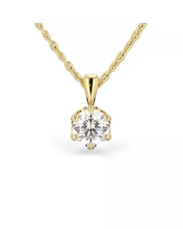 Festive Adele riipus, keltakulta 671-070-KK