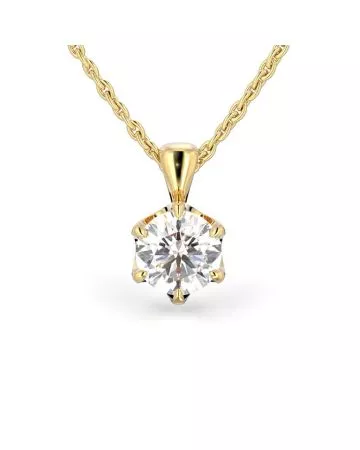 Festive Adele riipus, keltakulta 671-100-KK