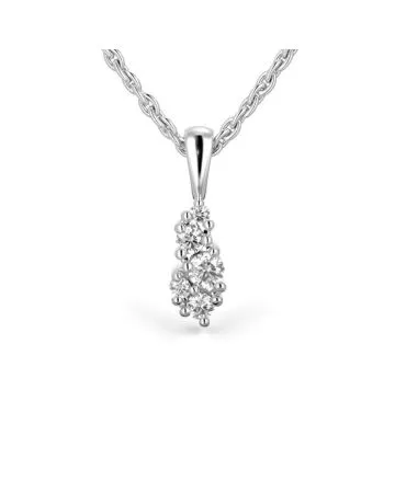 Festive Nadja timanttiriipus, platina 673-011-PT