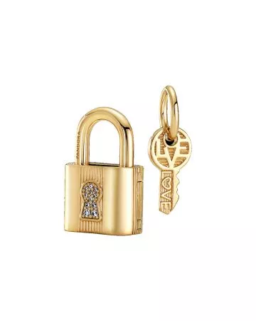 Pandora Padlock & Key Dangle riipushela 760088C01