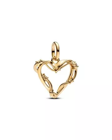 Pandora Wire Heart Dangle Charm 762526C00