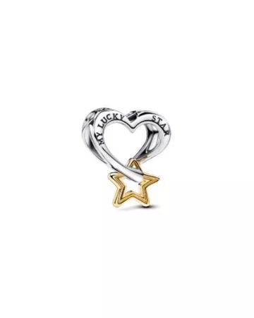 Pandora Lucky Star & Heart Charm 763513C00