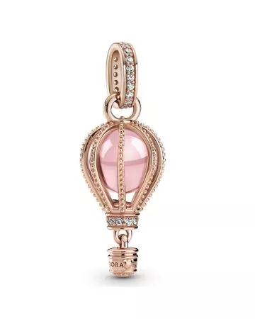 Pandora Rose Sparkling Hot Air Balloon hela 789434C01-1