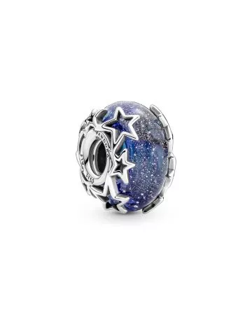 Pandora Moments Galaxy Blue & Star Murano hela 790015C00-0