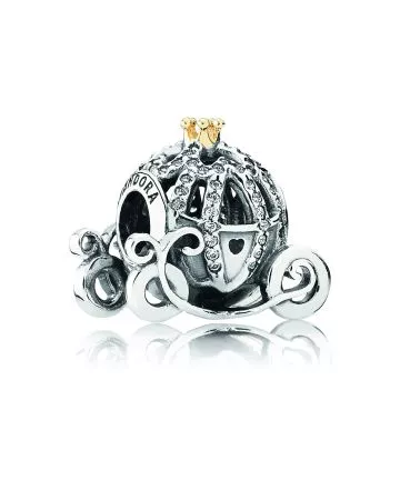 Pandora Disney, Cinderella Pumpkin Charm 791573CZ-1