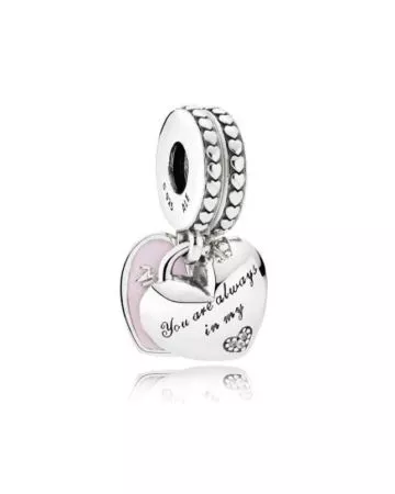Pandora Mother & Daughter Split Heart hela 792072EN40