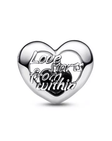 Pandora Moments Openwork Heart & Script hela 792512C00-1